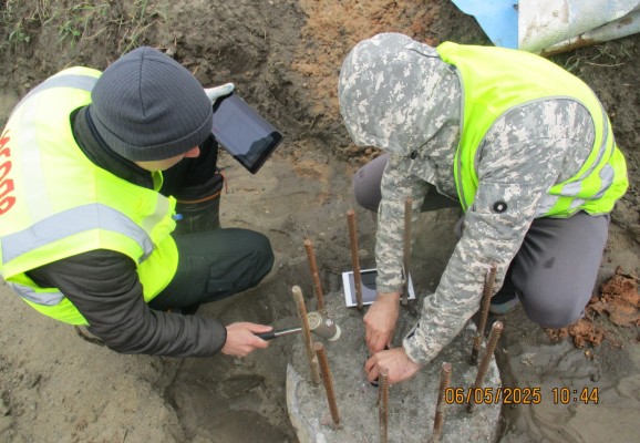 Приемочный контроль буронабивных свай. Контроль длины и сплошности бетона БНС прибором СПЕКТР-4.3. 